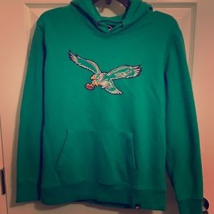 Philadelphia Eagles Kelly green pullover hoodie